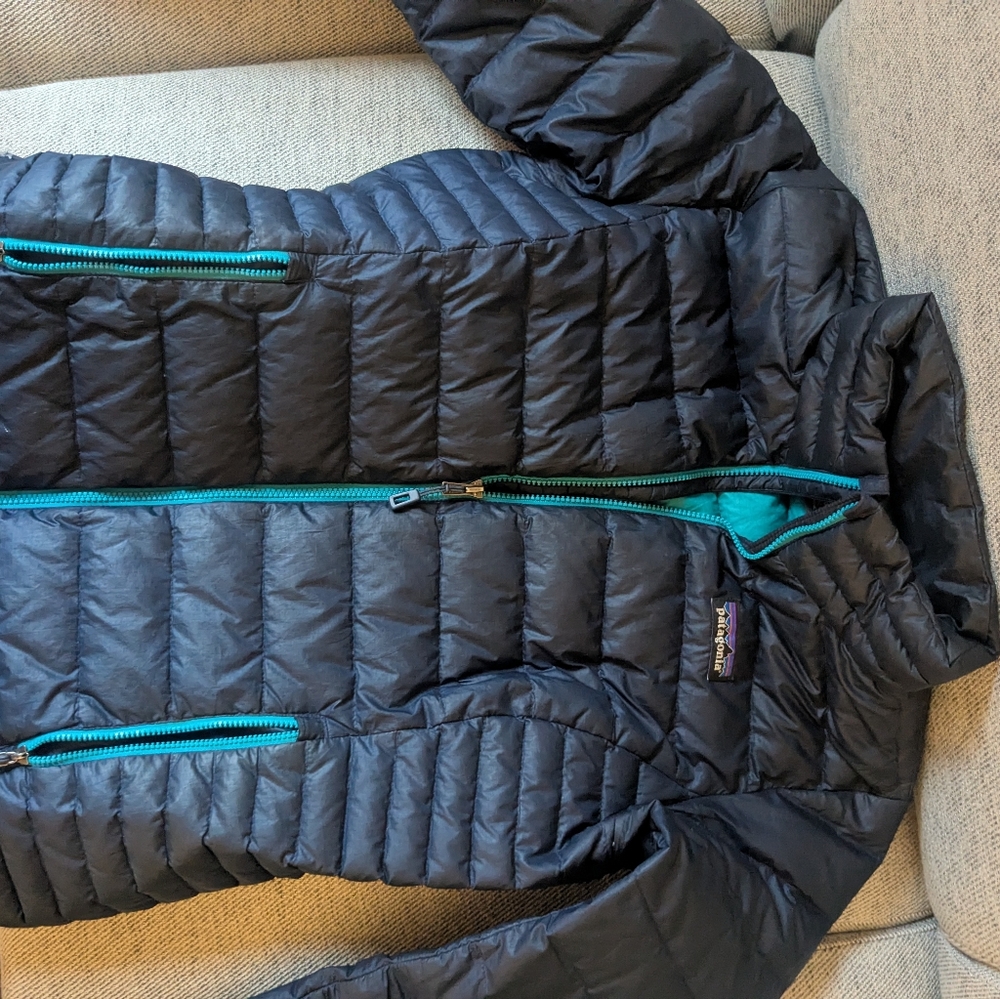 Patagonia Navy Teal Better Sweater Puffer Jacket